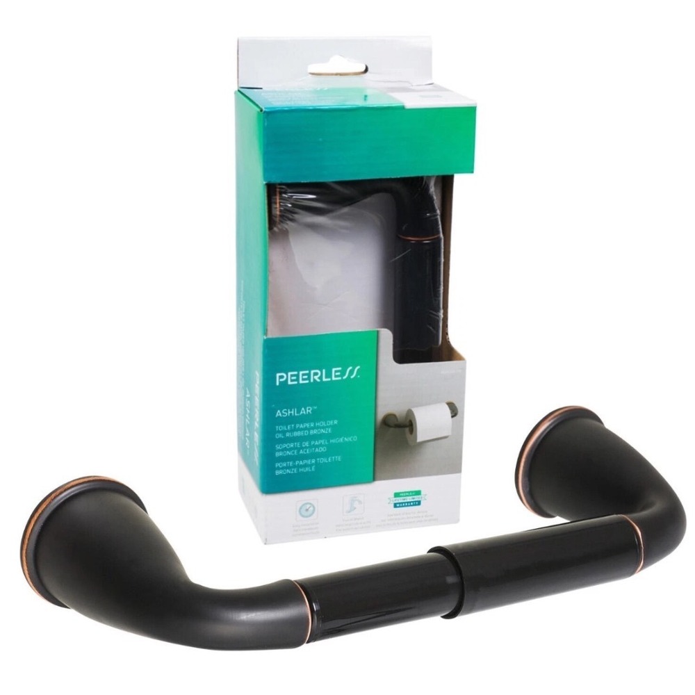 Peerless Ashlar Toilet Paper Holder Oil Rubbed Bronze ASHL50-OB New